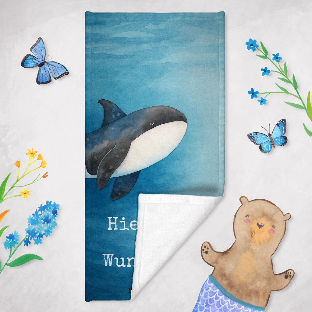 Personalized Bath Towel Orca Design Strandtuch mit Namen, Personalisiertes Handtuch, Personalisiertes Badetuch, Kinder Handtuch mit Namen, Badetuch mit Namen, Duschtuch mit Namen, Saunatuch mit Namen, Meerestiere, Meer, Urlaub, Startup, Arbeit, Neustart, Büro, Motivation, Orca, Wal, Selbstliebe, Killerwal, Orcas, Möglichkeiten