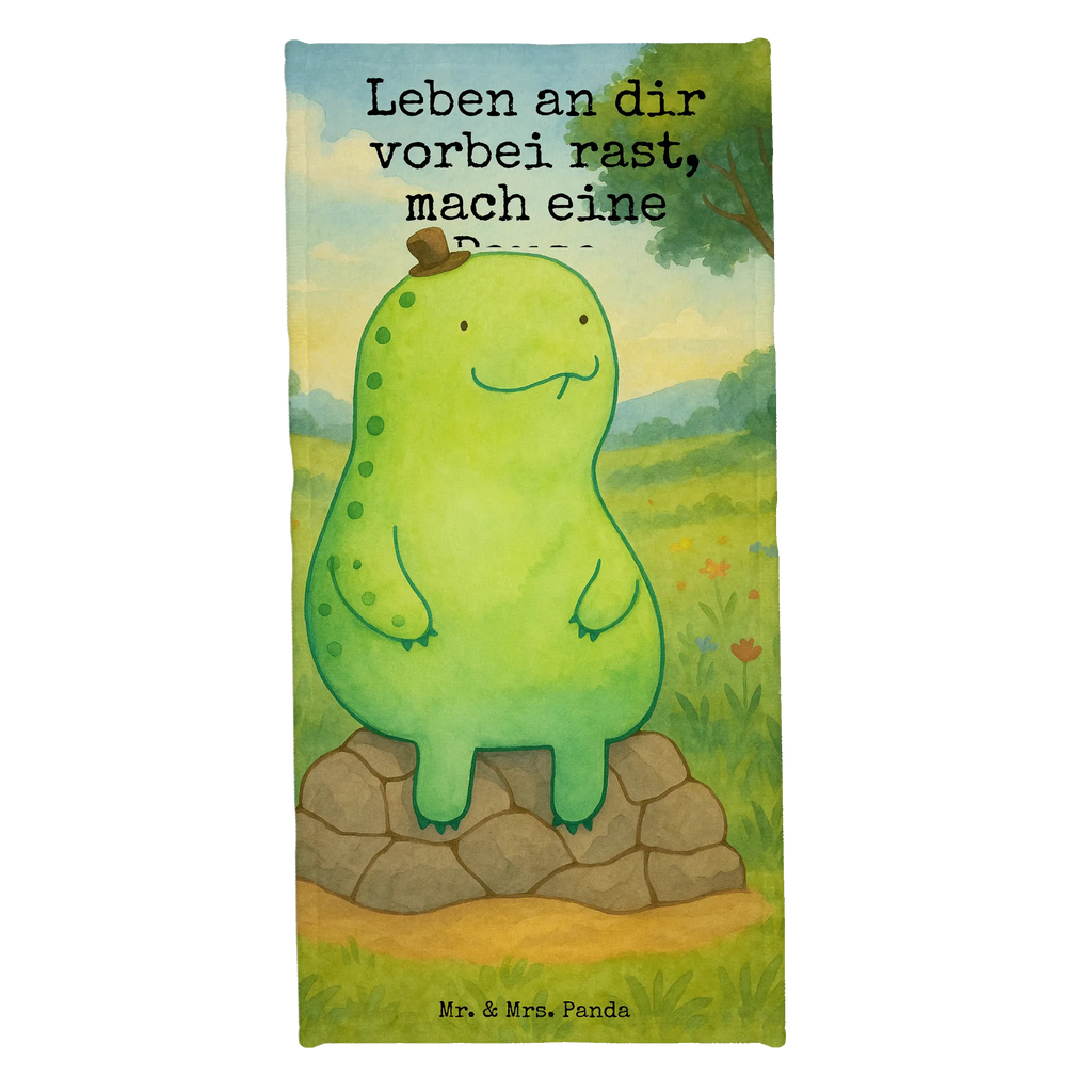 Badehandtuch Schildkröte Pause Design Duschtuch, Badetuch, Strandtuch, Saunatuch, Kinder Handtuch, Schildkröte, Achtsamkeit, Entschleunigen, achtsam