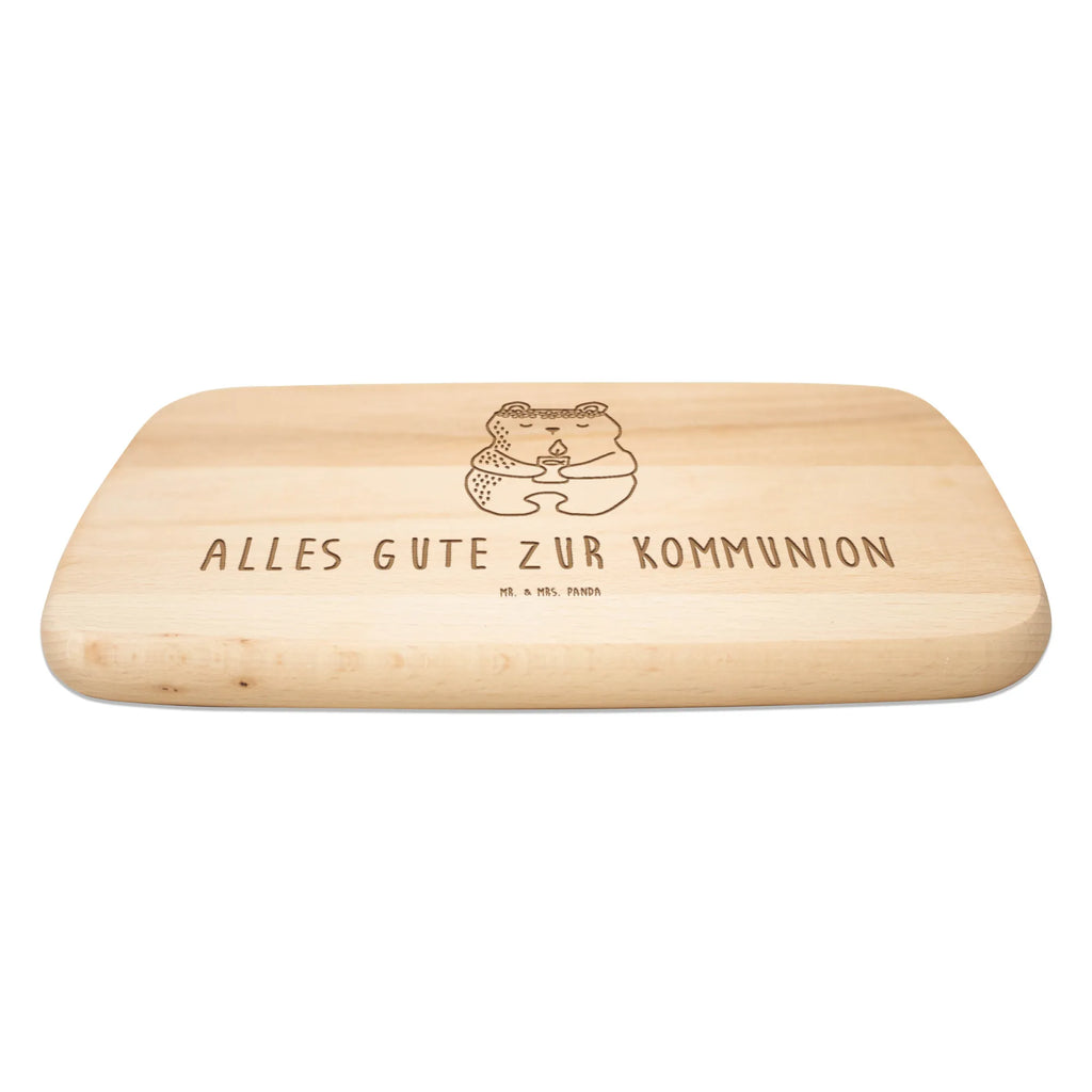 Serving board bear communion Frühstücksbrett, Schneidebrett Holz, Frühstücksbrettchen, Holzbrett, Schneidebrett, Küchenbrett, Bär, Teddy, Teddybär, Taufkerze, Kommunion, Gottes Segen, katholisch
