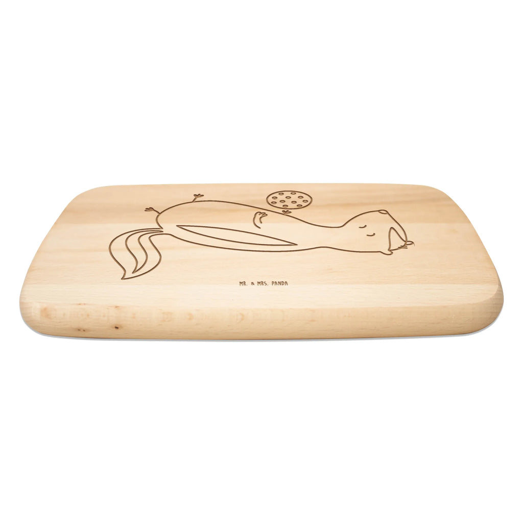 Küchenbrett Stinktier Ball Schneidebrett Holz, Küchenbrett, Frühstücksbrettchen, Holzbrett, Schneidebrett, Frühstücksbrett, Stinktier, Skunk, verspielt, Weisheit, Wildtier, Stinki, Raubtier, Stinker