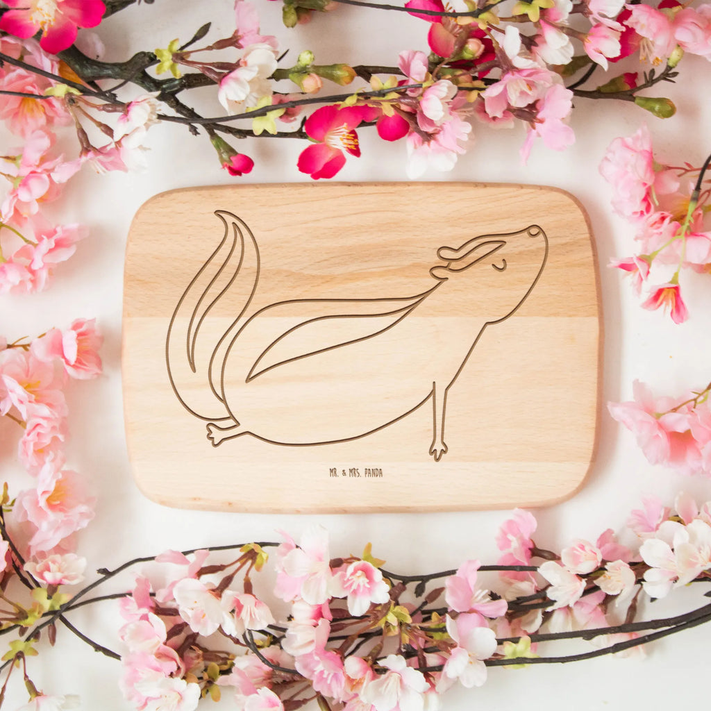 Serving board skunk yoga breakfast board, cutting board, Board, Skunk, Stinky, Laugh, Namaste, Predator, Stinker, Live, Love, Wild animal, Yoga