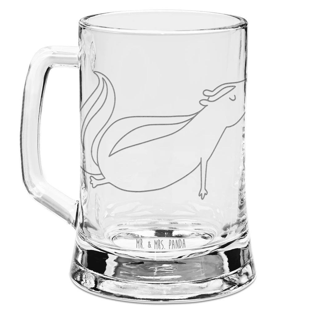 Engraved Beer Mug skunk yoga Skunk, Predator, Yoga, Love, Live, Namaste, Wild animal, Laugh, Stinker, Stinky