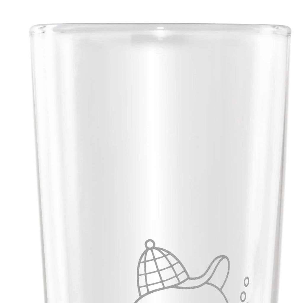 Weizenglas Robbe Sherlock Vatertag, Weizenbierglas, Weizenbier Glas, Weizenglas, Weizen Glas, Tiermotive, Gute Laune, lustige Sprüche, Tiere