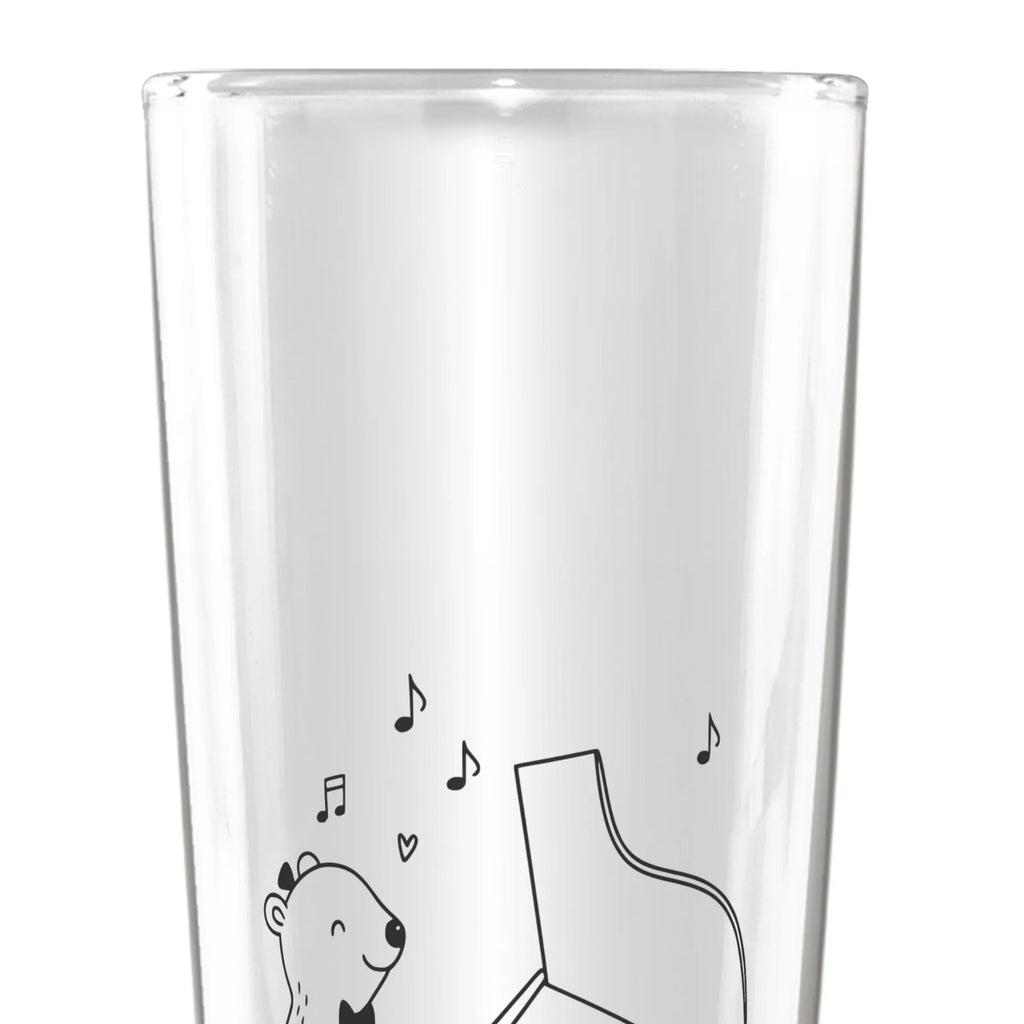 Personalized Beer Glass Bear piano Instruments, gifts for musicians, music enthusiasts