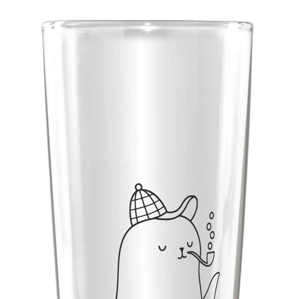 Spersonalizowany kufel do piwa foka Sherlock Motywy zwierzęce, dobra energia, zabawne powiedzonka, zwierzęta