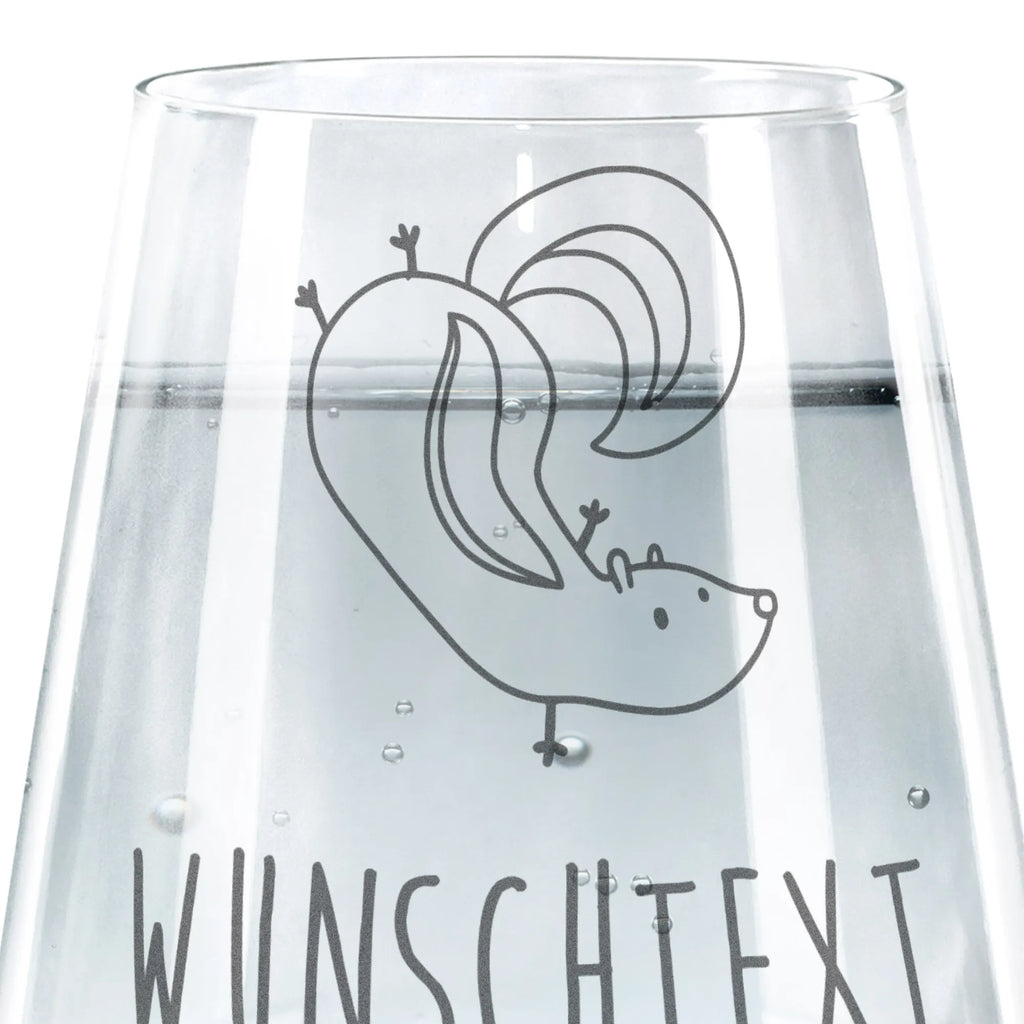 Personalized Drinking Glass skunk handstand Skunk, playful, predator, stink, skunk, child, playground, wild animal