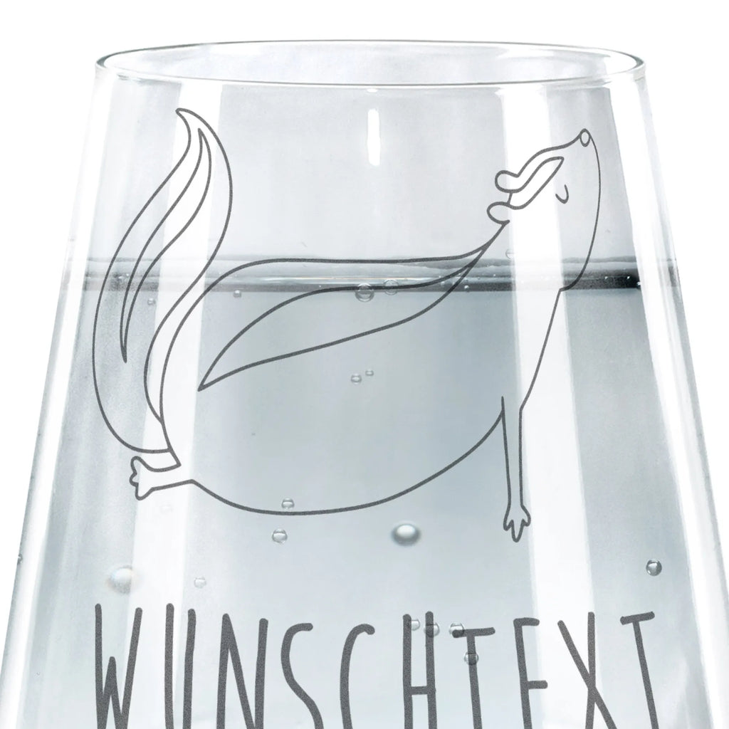 Personalizowana szklanka do picia skunks Joga Stinktier, Skunk