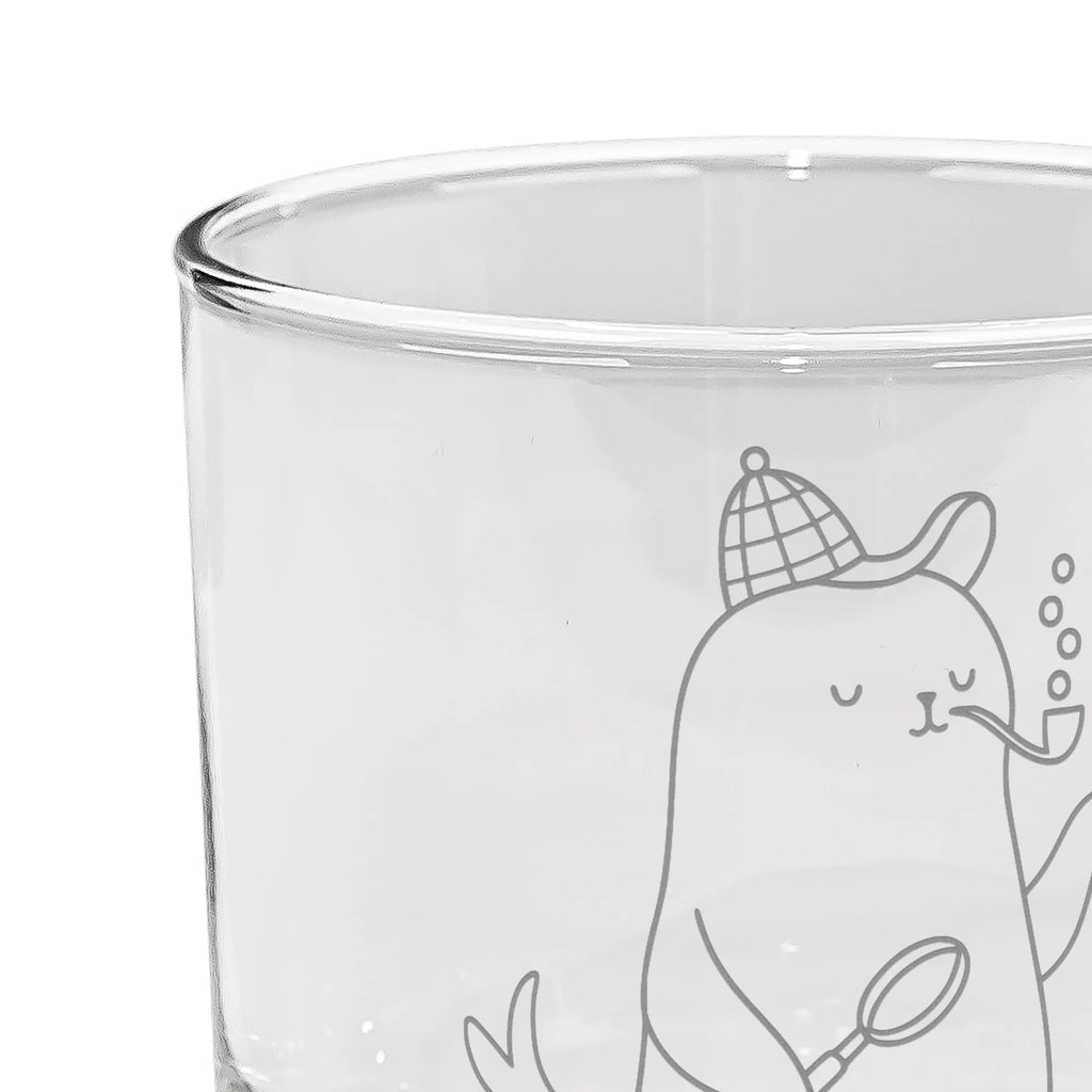 gin glass seal sherlock small animals, cute, funny, cute animal motives, hand drawn, small world, funny sayings, good mood, happy, gifts, gift ideas, special gifts, animal lover, card