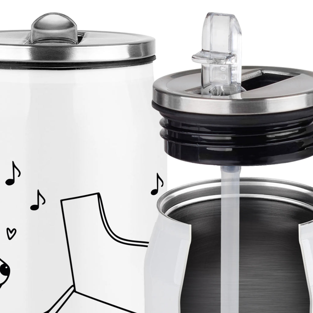 Personalizowane puszki napojowe i butelka do picia niedźwiedź fortepian Instrumenty, prezenty dla muzyków, miłośników muzyki