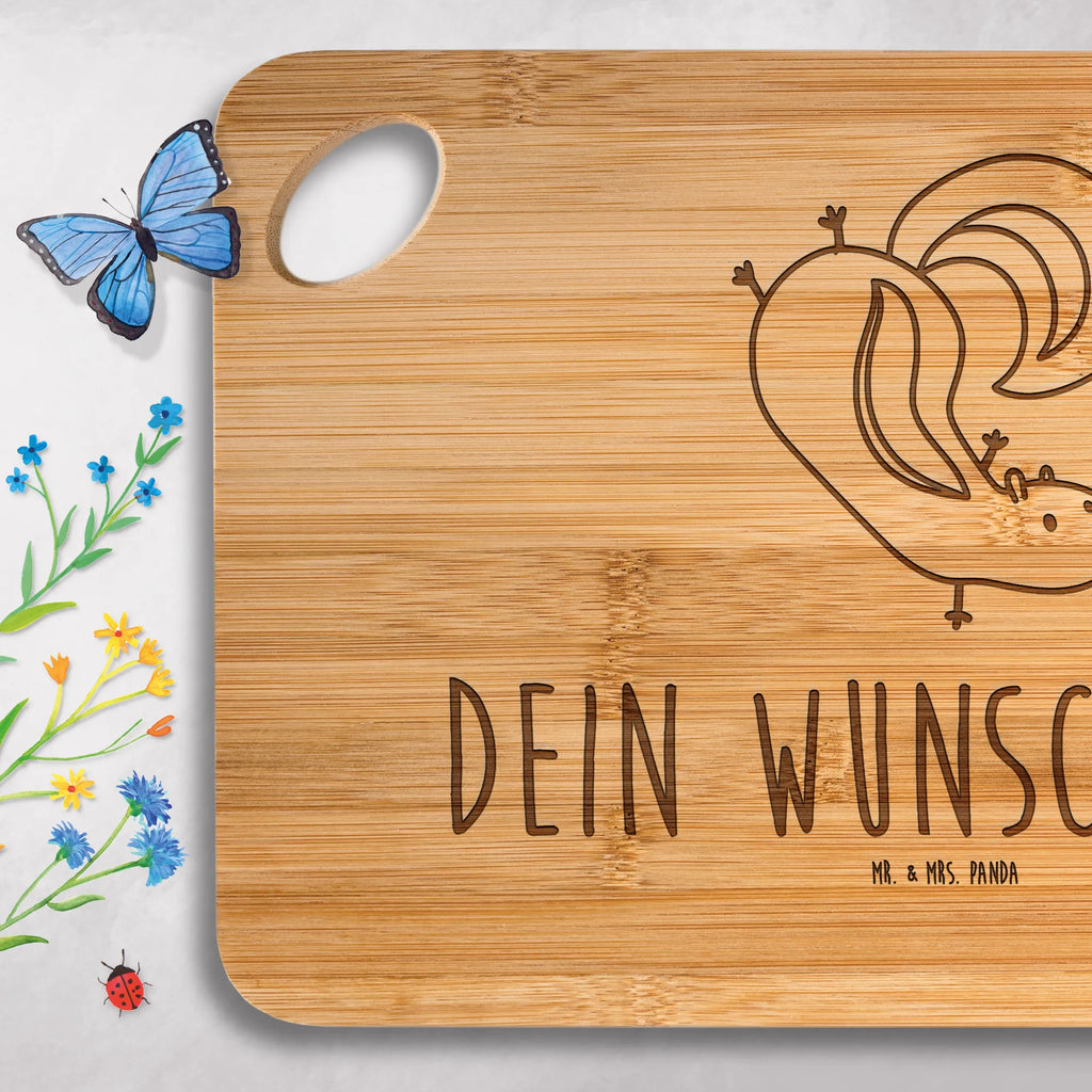 Personalized Cutting Board skunk handstand Skunk, skunk, playful, wild animal, stink, playground, predator, child