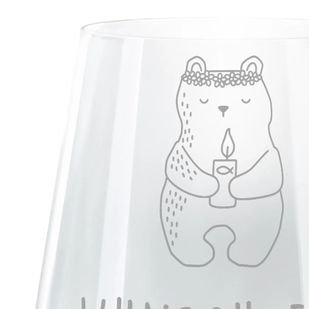 Spersonalizowany grawerowany świecznik Niedźwiedź Komunia Niedźwiedź, Miś, Pluszowy miś