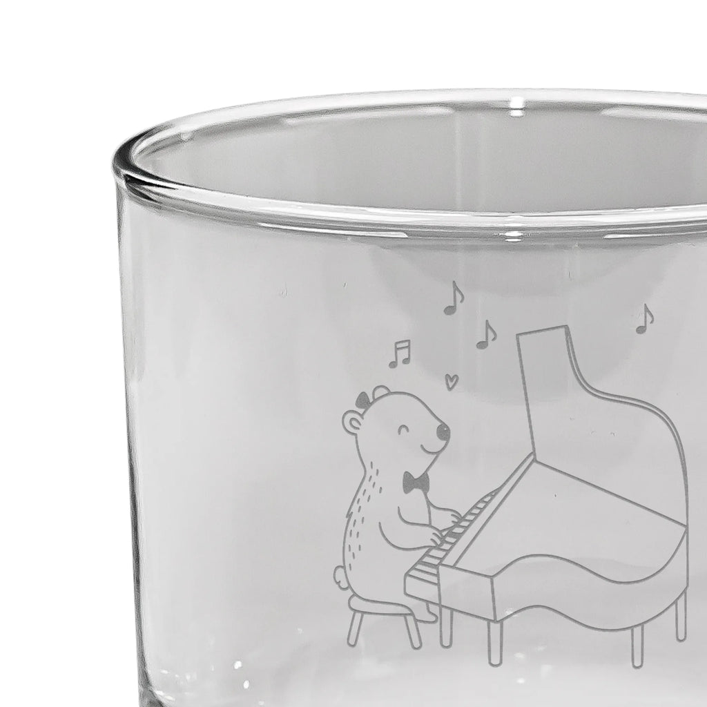 Personalized Whiskey Glass Bear piano Instruments, gifts for musicians, music enthusiasts