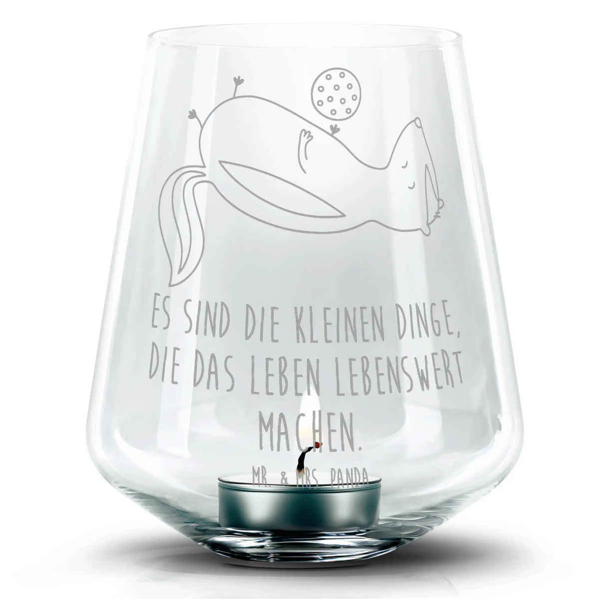 Engraved Wind Light skunk ball stinky, wild animal, wisdom, predator, playful