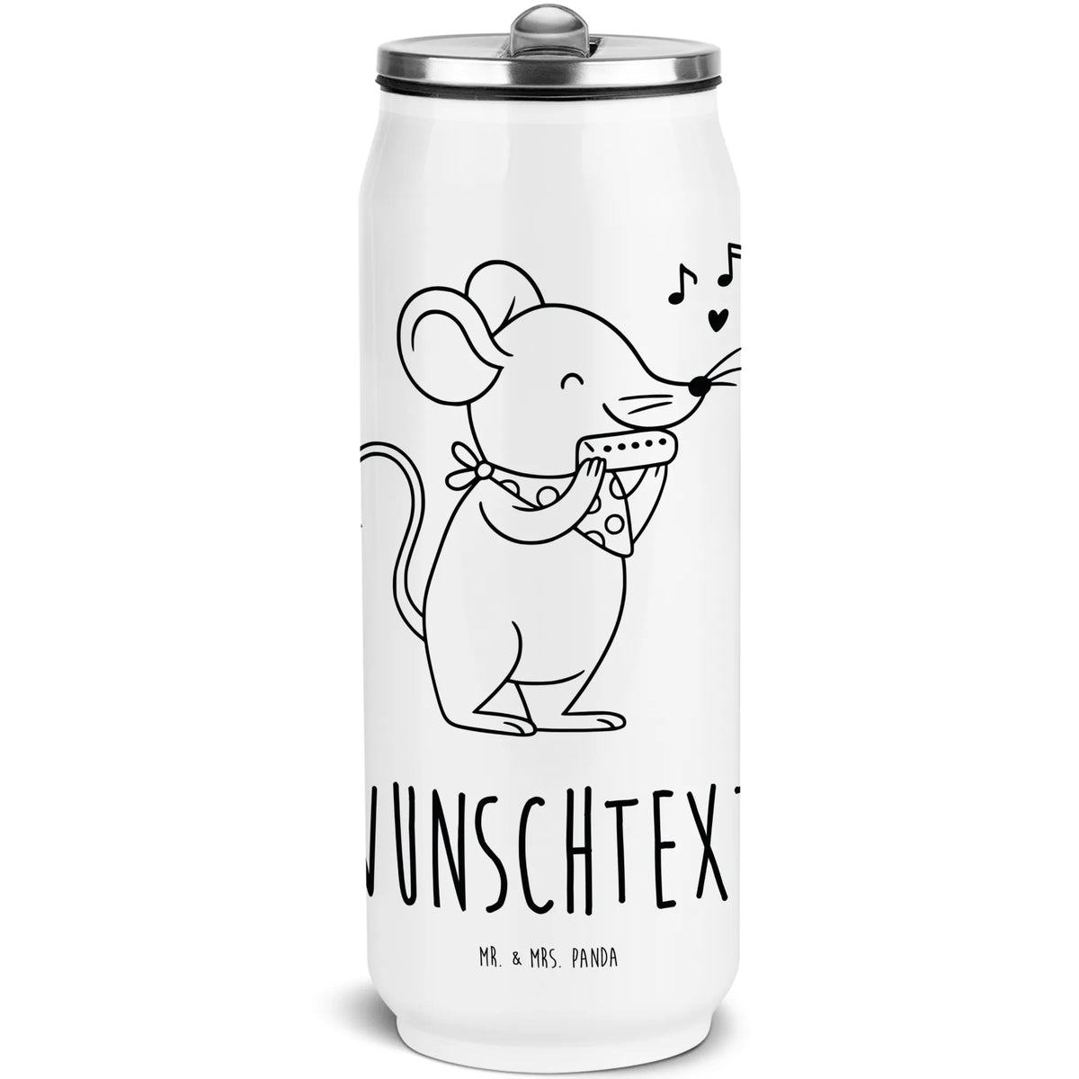 Personalized Beverage Cans Drinking Bottle Mouse harmonica Instruments, gifts for musicians, music enthusiasts
