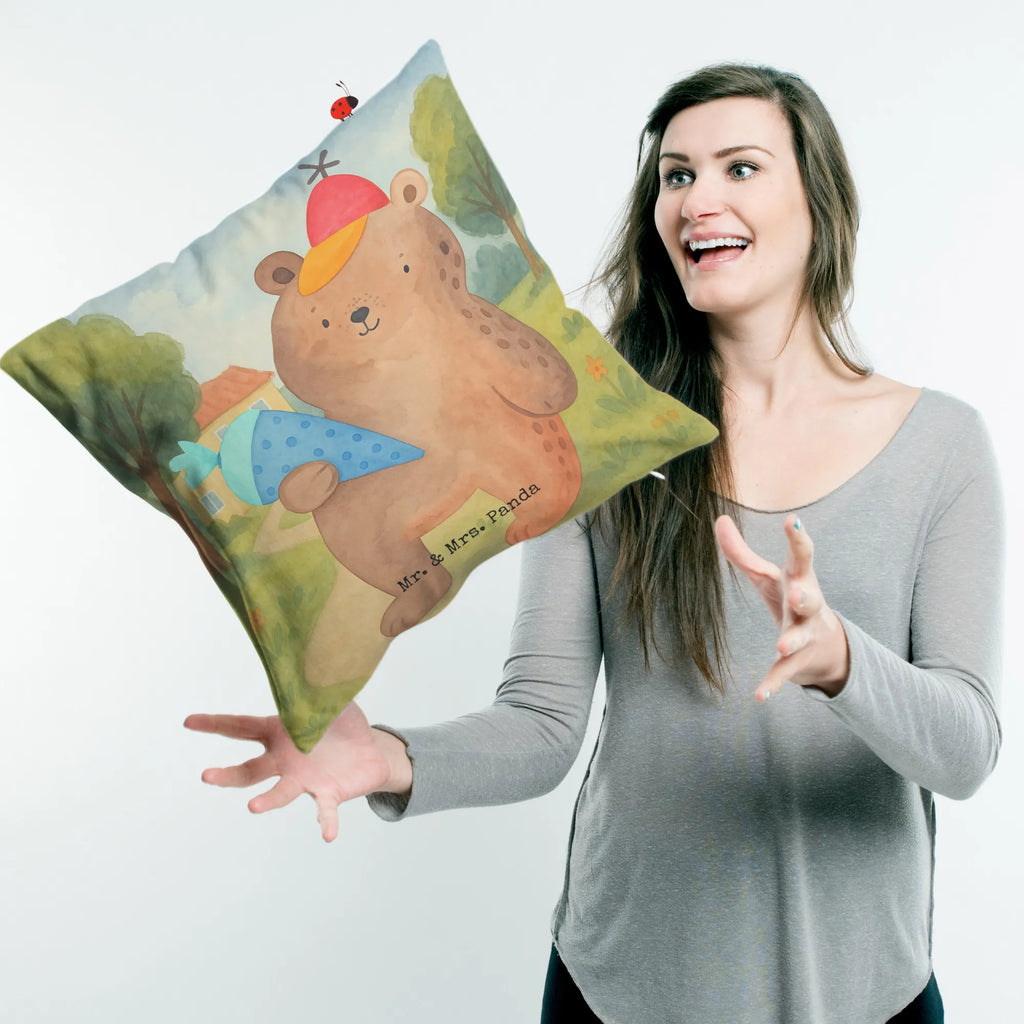 Cushion bear School cone Design Kissenhülle 40x40, Sofakissen, Kissenhülle, Dekokissen 40x40, Kissen, Sofakissen 40x40, Kissenbezüge, Couchkissen, Kopfkissen 40x40, Motivkissen, sitzkissen, Kissen 40x40 Waschbar, Zierkissen, Dekokissen, Kissen 40x40, Kissenbezug 40x40, Dekokissen Sofa, sofakissen, Kopfkissen, Bär, Teddy, Teddybär, Schulbeginn, Schule Geschenk, Einschulung Geschenk, Erster Schultag Geschenk, Schulanfang, Grundschule, Schultüte, Bär Motiv