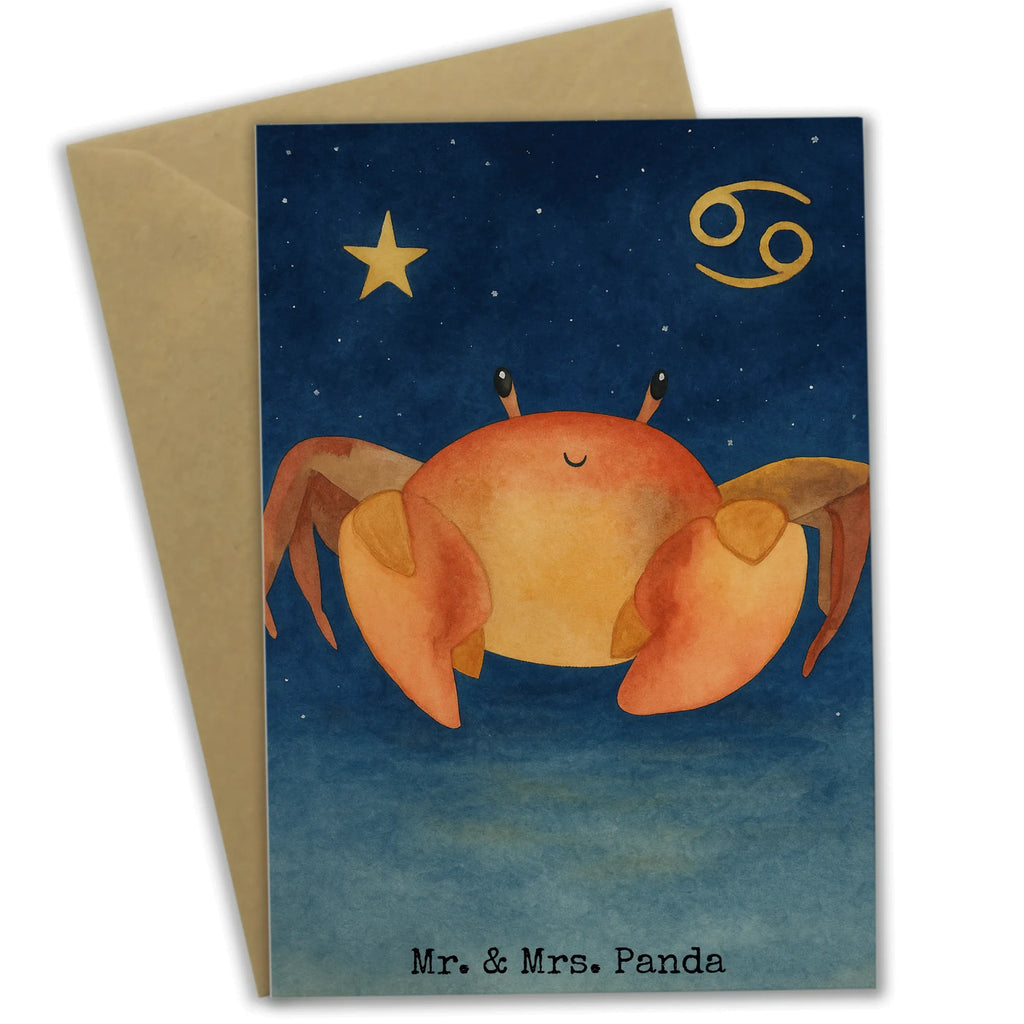 Greetings card Star sign Cancer Design Klappkarte, Grußkarte, Glückwunschkarte, Ansichtskarten, Geburtstagskarte, Karte, Einladungskarte, Hochzeitskarte, Tierkreiszeichen, Sternzeichen, Horoskop, Astrologie, Aszendent, Krebs Geschenk, Geschenk Juli, Krebs Sternzeichen, Krebse, Geburtstag Juni, Geschenk Meer, Krabbe, Meerestier, Geschenk Juni, Geburtstag Juli