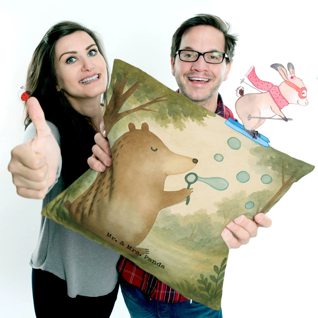 Cushion bear soap bubbles Design Zierkissen, Sofakissen, Motivkissen, Kissen 40x40, sitzkissen, Sofakissen 40x40, Kissenbezüge, Couchkissen, Kissen, Dekokissen Sofa, Kopfkissen 40x40, Kissenhülle, Kissenbezug 40x40, Kopfkissen, Dekokissen, sofakissen, Kissen 40x40 Waschbar, Dekokissen 40x40, Kissenhülle 40x40, Bär, Teddy, Teddybär, Seifenblasen Bär Lustig Sein Glücklich Traurig Happy