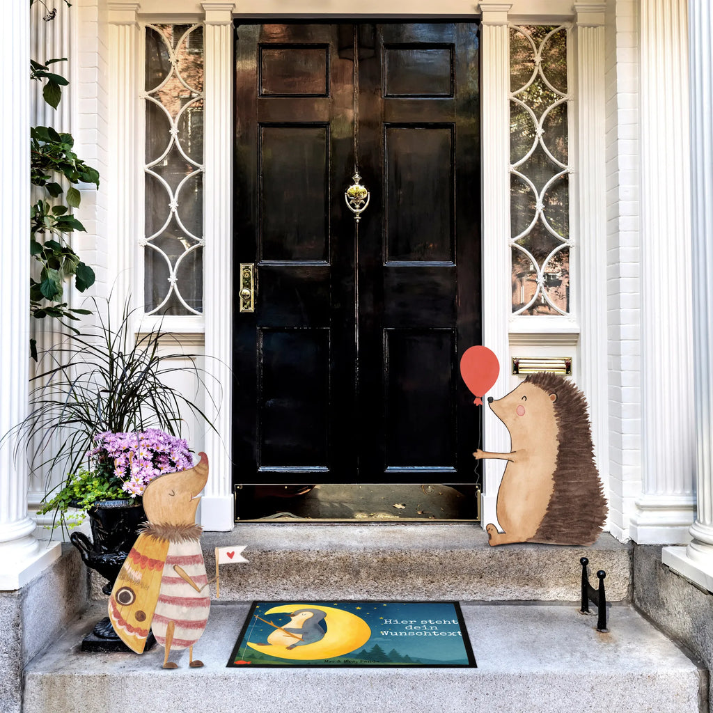 Personalized doormat Penguin moon Design Personalisierte Fußmatte, Haustürmatte personalisiert, Türvorleger personalisiert, Bedrucken, Wunschnamen, Fußmatte mit Namen, Türvorleger mit Namen, Fußmatte bedrucken, Personalisiert, Namensfussmatte, Personalisieruung, Pinguin, Schlafstörungen, Gästezimmer, Pinguine, Nachtruhe, Einschlafen, Schlafzimmer, schlafen, Spruch