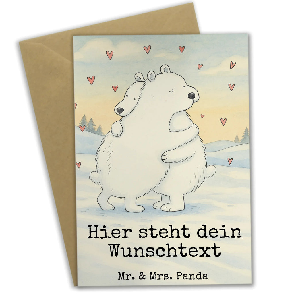 Personalisierte Grußkarte Eisbär Umarmen Design Personalisiertere Klappkarte, Grußkarte mit persönlichen Nachrichten, Grußkarten personalisiert, Grußkarte selber drucken, Grußkarte selbst gestalten, Grußkarte als Geldgeschenk, Personalisierte Glückwunschkarte, Personalisierte Grußkarte, Personalisierte Einladungskarte, Personalisierte Hochzeitskarte, Personalisierte Karte, Personalisierte Geburtstagskarte, Grußkarte mit Namen, Tiermotive, Gute Laune, lustige Sprüche, Tiere