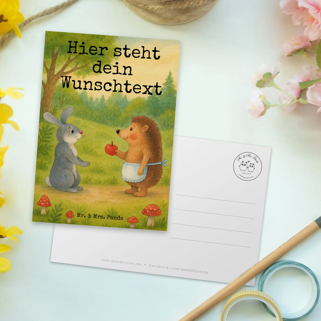 Personalised postcard Hare Hedgehog Design Einladung mit Namen, Karte mit Wunschtext, Geschenkkarte mit Wunschtext, Ansichtskarte mit Namen, Postkarte personalisierbar, Ansichtskarte mit Wunschtext, Postkarte mit Namen, Grußkarte mit Namen, Postkarte bedrucken, Geschenkkarte mit Namen, Grußkarte mit Wunschtext, Einladung mit Wunschtext, Karte mit Namen, Postkarte mit Wunschtext, Tiermotive, Gute Laune, lustige Sprüche, Tiere, Trennungsschmerz, Trösten, Spruch romantisch, Igel und Hase, Hase, Herzschmerz, Liebe Spruch, Liebeskummer Geschenk, Igel