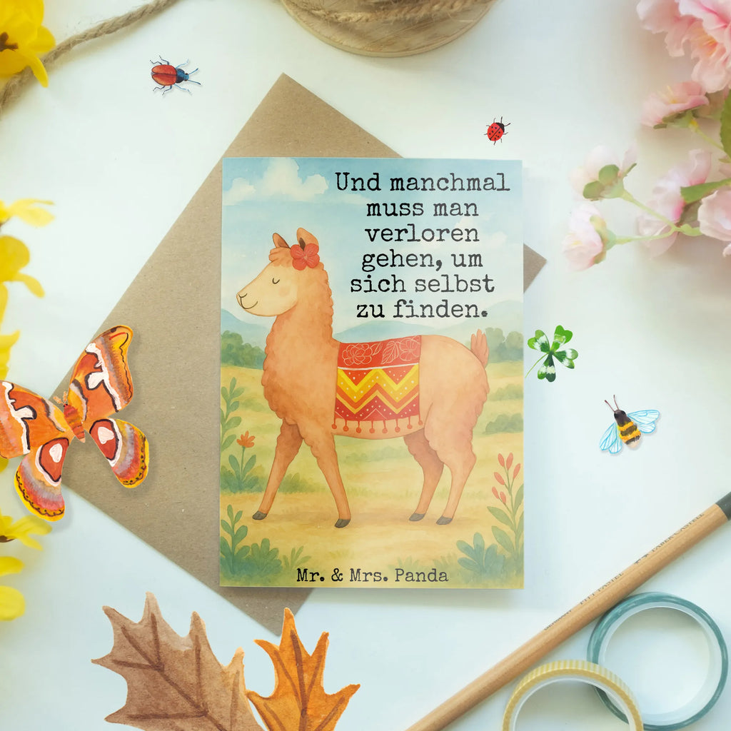 Grußkarte Alpaka Stolz Design Grußkarte, Klappkarte, Einladungskarte, Glückwunschkarte, Hochzeitskarte, Geburtstagskarte, Karte, Ansichtskarten, Alpaka, Lama