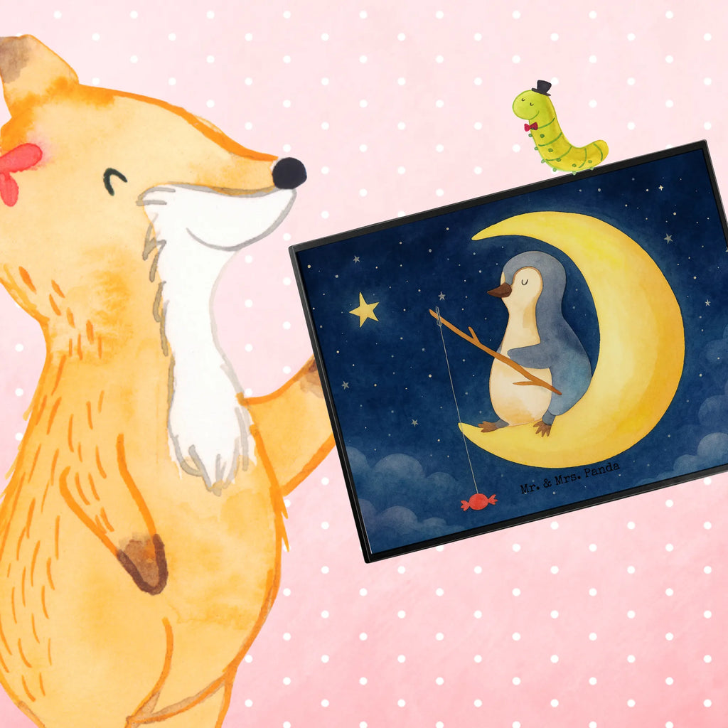 Podkładka na biurko pingwin księżyc Design Bürobedarf, Schreibwaren, Schreibtischunterlage Groß, Büroartikel, Schreibtisch Unterlagen, Schreibtischauflage, Schreibunterlage, Pinguin, Nachtruhe, schlafen, Schlafzimmer, Spruch, Schlafstörungen, Einschlafen, Gästezimmer, Pinguine