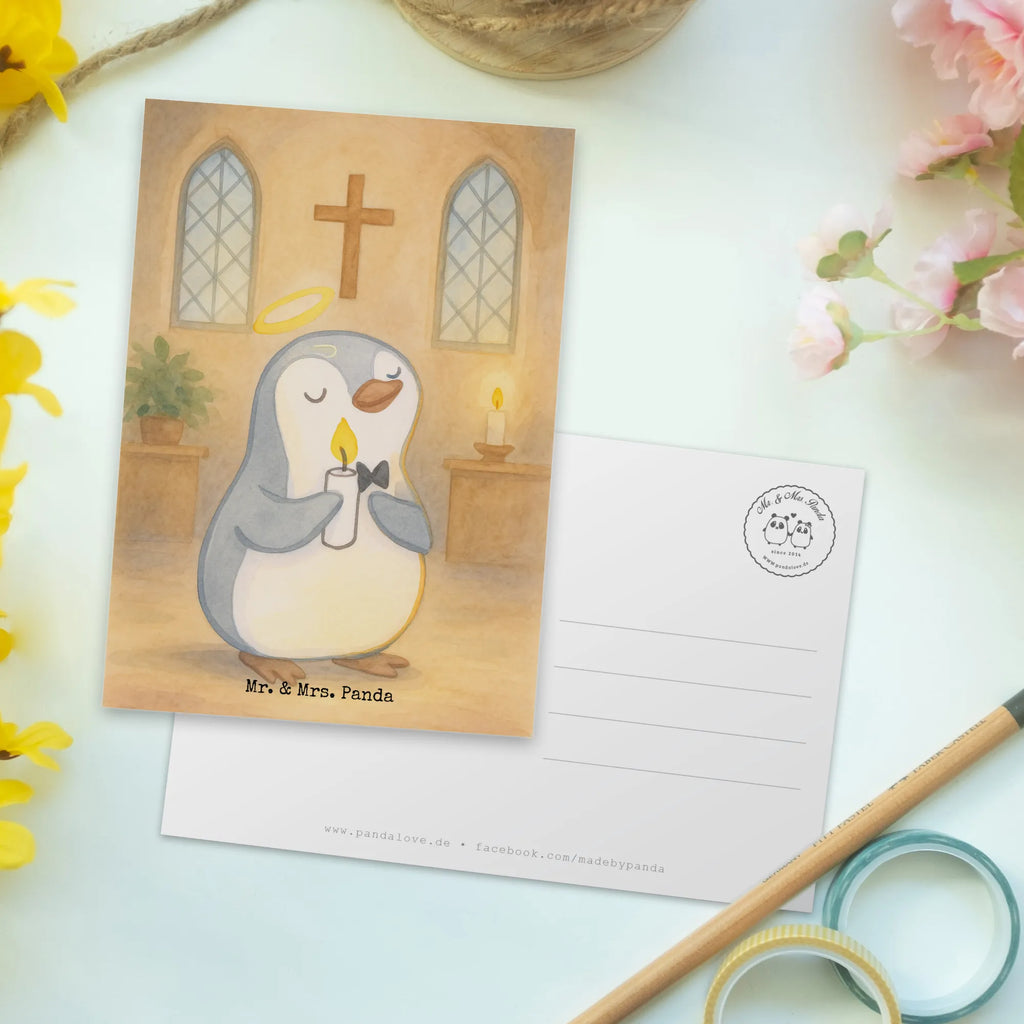Postkarte Pinguin Kommunion Design Postkarte, Karte, Geschenkkarte, Grußkarte, Einladung, Ansichtskarte, Geburtstagskarte, Einladungskarte, Dankeskarte, Ansichtskarten, Einladung Geburtstag, Einladungskarten Geburtstag, Konfirmation, Kommunion, Jugendweihe, Konfirmation Geschenk, Kommunion Geschenk, Kommunion Dankeschön, Glauben, Sonnenschein