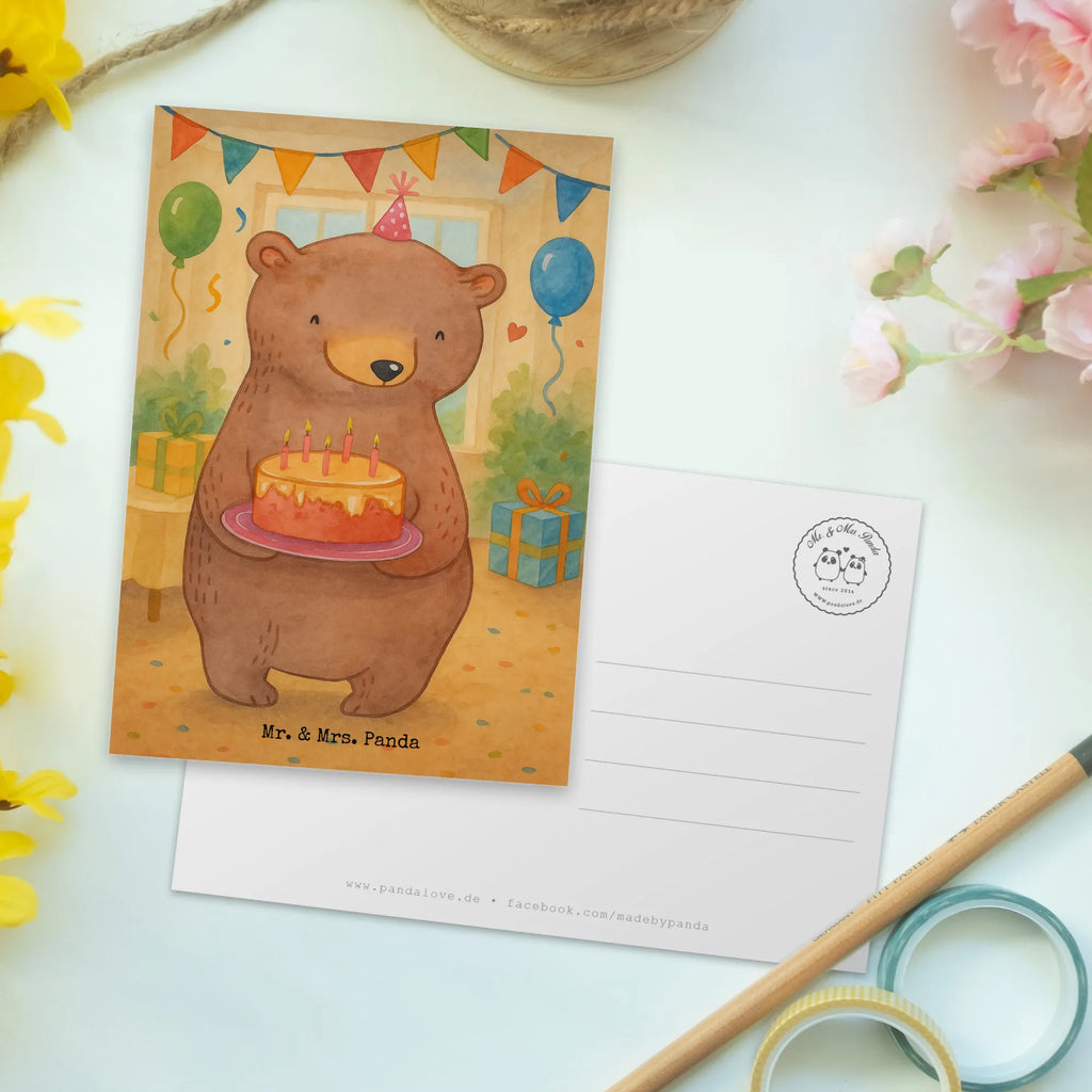 Postcard Birthday bear cake Design Einladungskarten Geburtstag, Geschenkkarte, Karte, Dankeskarte, Einladung Geburtstag, Ansichtskarten, Geburtstagskarte, Ansichtskarte, Einladung, Grußkarte, Postkarte, Einladungskarte, Geburtstag, Geburtstagsgeschenk, Geschenk, Mitbringsel, Feier, für, Party, zum