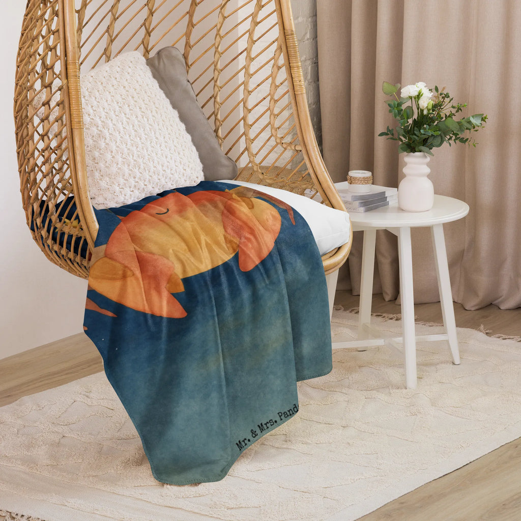 Sherpa cuddly blanket Star sign Cancer Design Tierkreiszeichen, Sternzeichen, Horoskop, Astrologie, Aszendent, Krebs Sternzeichen, Geschenk Juni, Geburtstag Juni, Krebs Geschenk, Krebse, Krabbe, Geschenk Meer, Geschenk Juli, Meerestier, Geburtstag Juli