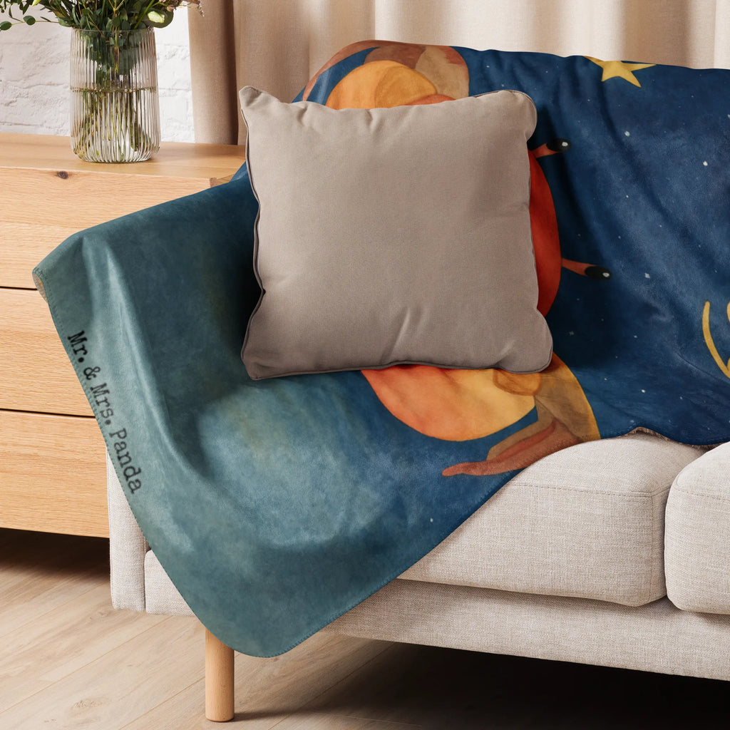 Sherpa cuddly blanket Star sign Cancer Design Tierkreiszeichen, Sternzeichen, Horoskop, Astrologie, Aszendent, Krebs Sternzeichen, Geschenk Juni, Geburtstag Juni, Krebs Geschenk, Krebse, Krabbe, Geschenk Meer, Geschenk Juli, Meerestier, Geburtstag Juli