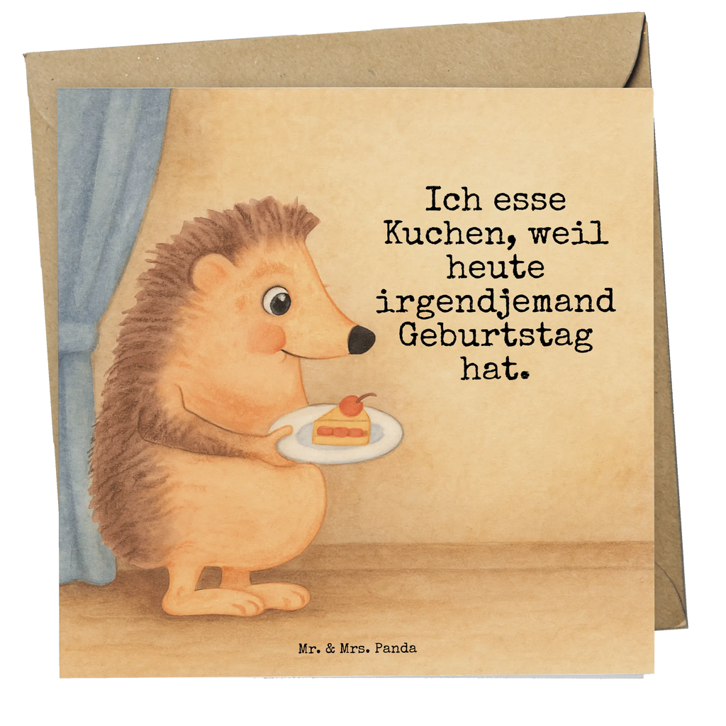Deluxe Karte Igel Kuchenstück Design Karte, Grußkarte, Klappkarte, Einladungskarte, Glückwunschkarte, Hochzeitskarte, Geburtstagskarte, Hochwertige Grußkarte, Hochwertige Klappkarte, Tiermotive, Gute Laune, lustige Sprüche, Tiere, Igel, Essen Spruch, Kuchen, Backen Geschenk, Kuchen backen, Einladung Party, Geburtstagskuchen, Torte
