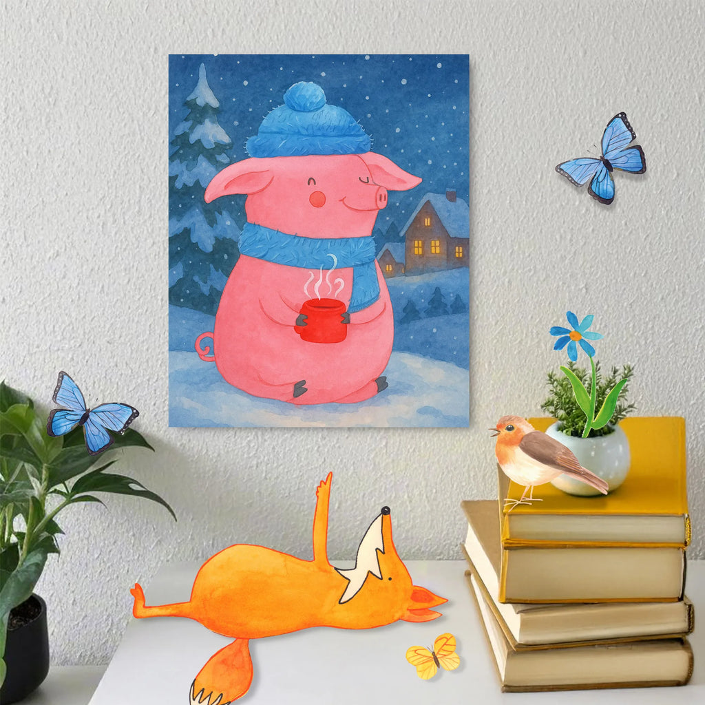 Malowanie według numerów świnia grzane wino Design DIY, Baseln, Kunstwerk, Malen, Künstler, Bastelidee, Ausmalbild, Malen nach Zahlen, Kreativität, Winter, Weihnachten, Weihnachtsdeko, Nikolaus, Advent, Heiligabend, Wintermotiv, Weihnachtsmarkt, Punsch, Glühschwein, Glühwein