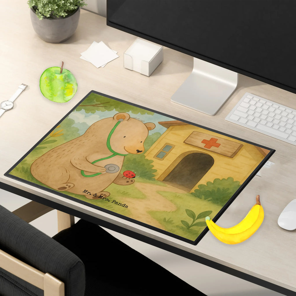 Schreibtischunterlage Bär Arzt Design Schreibunterlage, Schreibtischauflage, Bürobedarf, Büroartikel, Schreibwaren, Schreibtisch Unterlagen, Schreibtischunterlage Groß, Bär, Teddy, Teddybär, Arzt, Ärztin, Doktor, Professor, Doktorin, Professorin