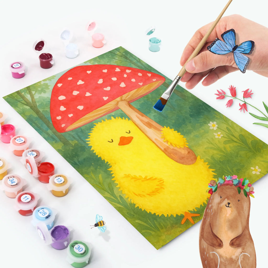 Malowanie według numerów pisklę muchomor czerwony Design DIY, Bastelidee, Kreativität, Kunstwerk, Malen nach Zahlen, Ausmalbild, Malen, Baseln, Künstler, Ostern, Osterhase, Ostergeschenke, Osternest, Osterdeko, Geschenke zu Ostern, Ostern Geschenk, Ostergeschenke Kinder, Ostern Kinder, Frohe Ostern, Küken, Fliegenpilz, Ostergrüße, Glückspilz