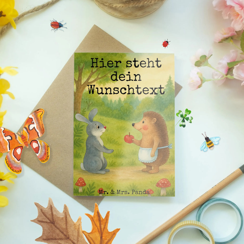 Personalised greetings card Hare Hedgehog Design Personalisierte Grußkarte, Personalisierte Hochzeitskarte, Grußkarte als Geldgeschenk, Personalisierte Glückwunschkarte, Grußkarten personalisiert, Personalisierte Geburtstagskarte, Personalisierte Einladungskarte, Grußkarte selbst gestalten, Personalisierte Karte, Grußkarte mit persönlichen Nachrichten, Grußkarte selber drucken, Personalisiertere Klappkarte, Grußkarte mit Namen, Tiermotive, Gute Laune, lustige Sprüche, Tiere, Trennungsschmerz, Hase, Igel, Trösten, Liebe Spruch, Herzschmerz, Spruch romantisch, Igel und Hase, Liebeskummer Geschenk