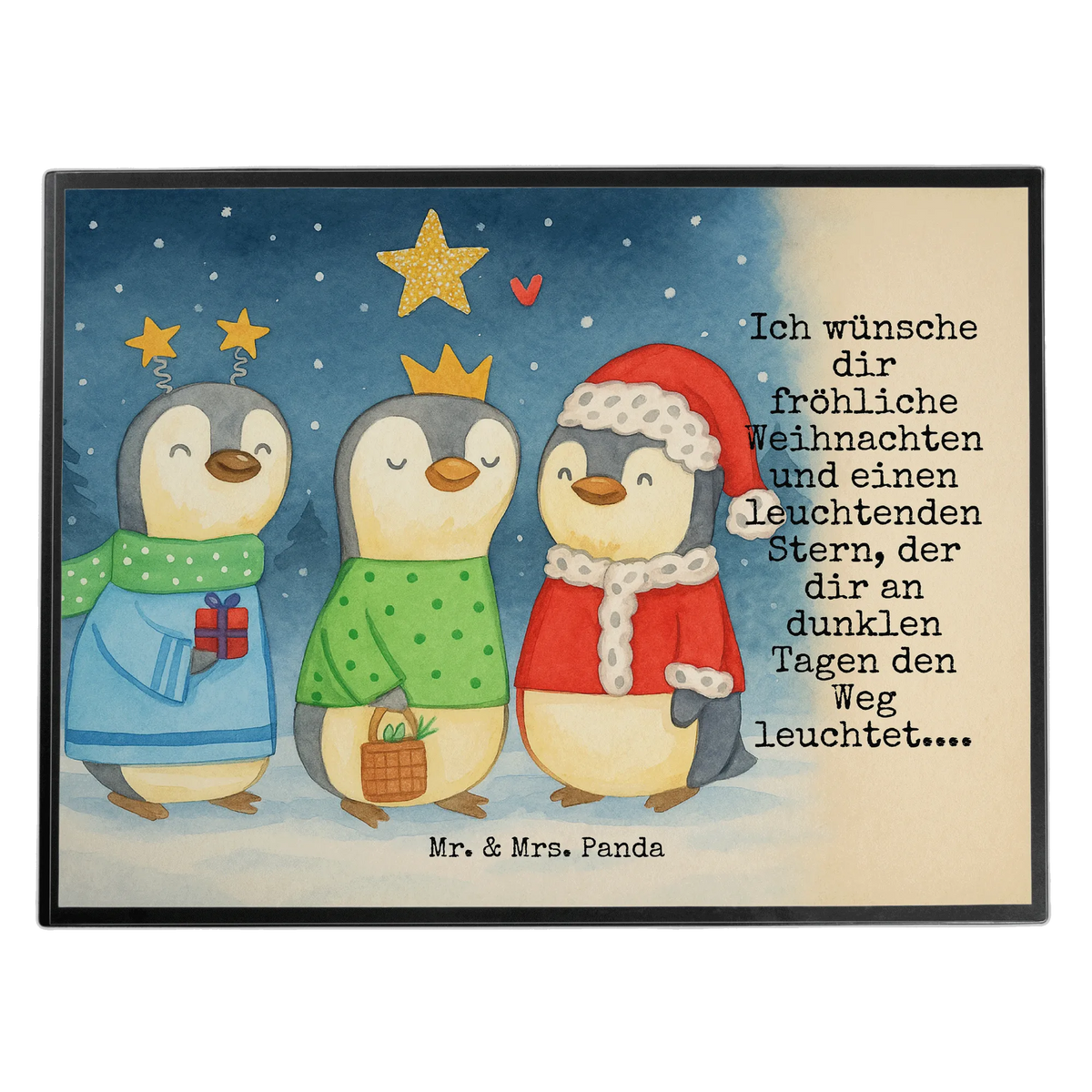 Desk pad wintertime Holy Three Kings Design Christmas time, snow, Christmas days, Christmas present, Epiphany, Christmas Eve, Santa Claus