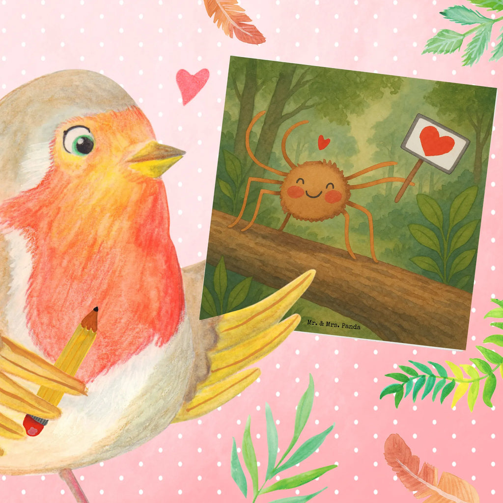 Deluxe Karte Spinne Agathe Motivation Design Karte, Grußkarte, Klappkarte, Einladungskarte, Glückwunschkarte, Hochzeitskarte, Geburtstagskarte, Hochwertige Grußkarte, Hochwertige Klappkarte, Spinne Agathe, Spinne, Agathe, Videos, Merchandise, Motivation, Glück, Liebe, Vertrauen, Dankeschön