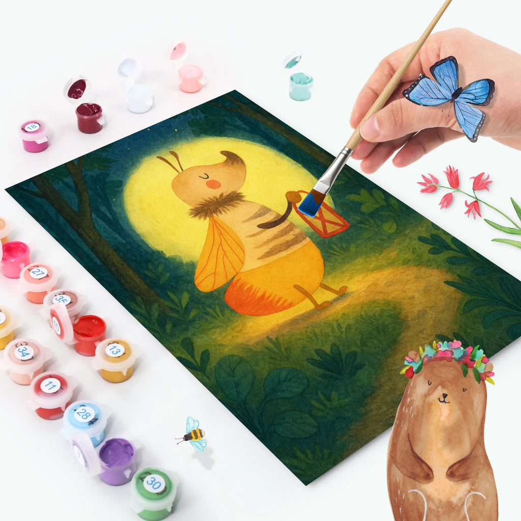 Paint by Numbers Firefly Design Bastelidee, Kunstwerk, Künstler, Malen nach Zahlen, Baseln, Malen, DIY, Ausmalbild, Kreativität, Tiermotive, Gute Laune, lustige Sprüche, Tiere, magisch, Glühwurm, Falter, Leuchten, Liebesspruch, Liebesbeweis, Glühwürmchen, Verlobung, Jahrestag, Lieblingsmensch, Heiratsantrag, Liebe