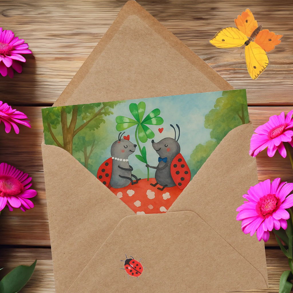 Deluxe Karte Marienkäfer Fliegenpilz Design Karte, Grußkarte, Klappkarte, Einladungskarte, Glückwunschkarte, Hochzeitskarte, Geburtstagskarte, Hochwertige Grußkarte, Hochwertige Klappkarte, Tiermotive, Gute Laune, lustige Sprüche, Tiere, Haus, Wohnung, zuhause, Fliegenpilz, Marienkäfer, Fleigenpilzhaus