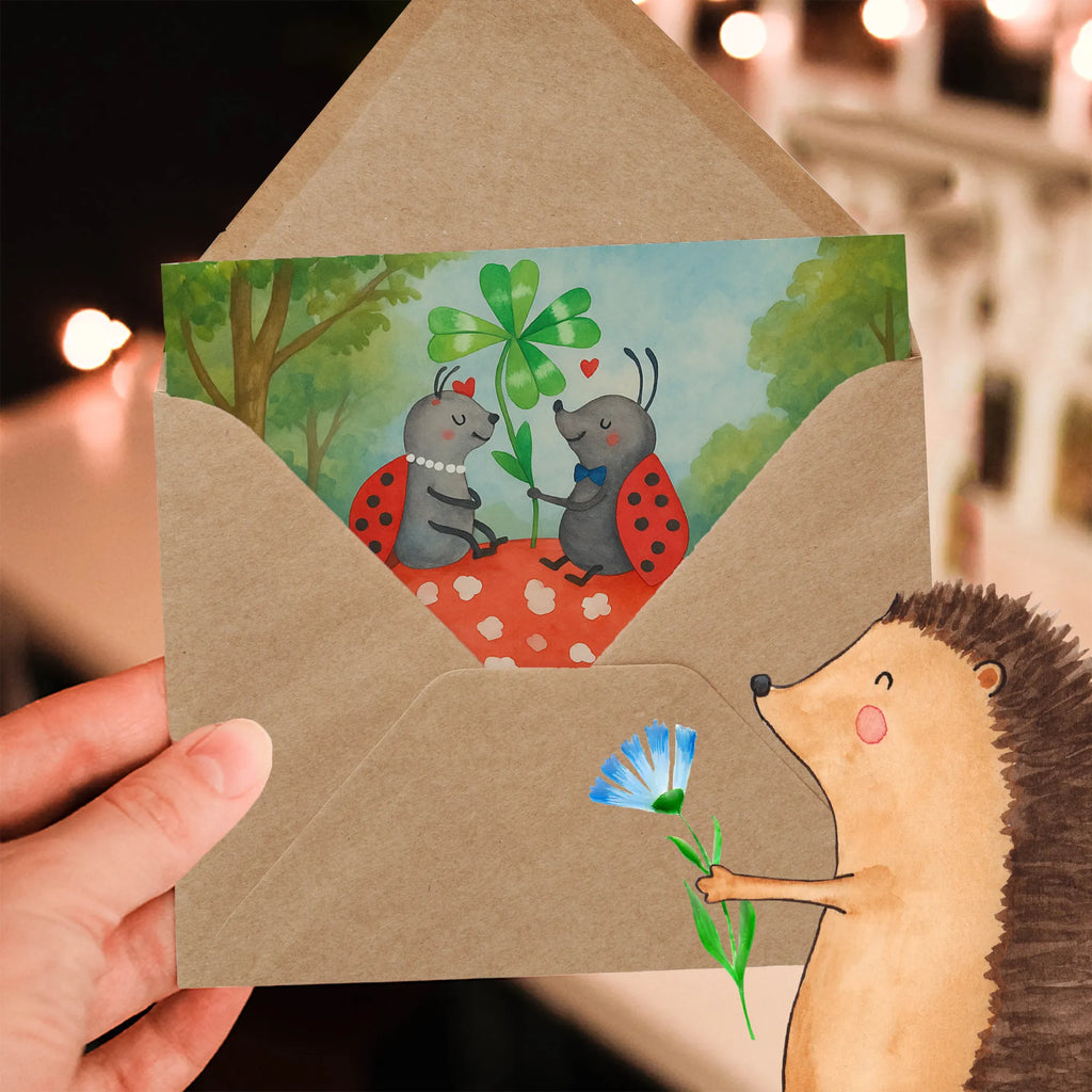 Deluxe Karte Marienkäfer Fliegenpilz Design Karte, Grußkarte, Klappkarte, Einladungskarte, Glückwunschkarte, Hochzeitskarte, Geburtstagskarte, Hochwertige Grußkarte, Hochwertige Klappkarte, Tiermotive, Gute Laune, lustige Sprüche, Tiere, Haus, Wohnung, zuhause, Fliegenpilz, Marienkäfer, Fleigenpilzhaus