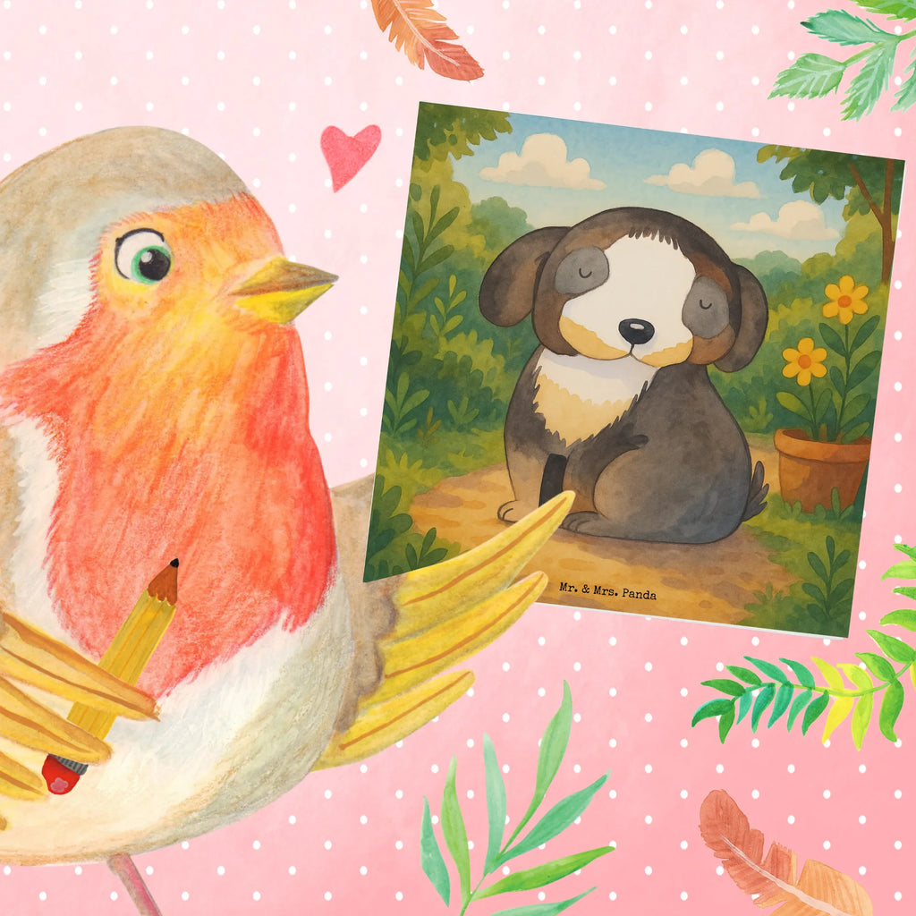 Deluxe Card Dog Relax Design Karte, Grußkarte, Klappkarte, Einladungskarte, Glückwunschkarte, Hochzeitskarte, Geburtstagskarte, Hochwertige Grußkarte, Hochwertige Klappkarte, Hund, Hundemotiv, Haustier, Hunderasse, Tierliebhaber, Hundebesitzer, Sprüche, schwarzer Hund, Hundeliebe, Liebe, Hundeglück