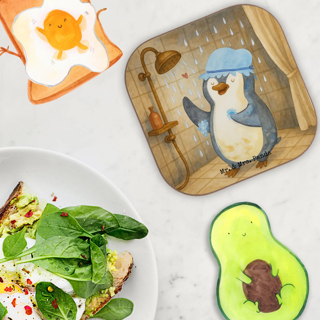 Untersetzer Pinguin Duschen Design Untersetzer für Gläser, Glasuntersetzer, Tassen Untersetzer, Untersetzer Holz, Korkuntersetzer, Bierdeckel, Getränkeuntersetzer, Untersetzer Gläser, Holzuntersetzer, Untersetzer Design, Untersetzer, Untersetzer aus Holz, Pinguin, duschen, Pinguine, glücklich sein, Neuanfang, Dusche, Neustart, Motivation, Lebensmotto