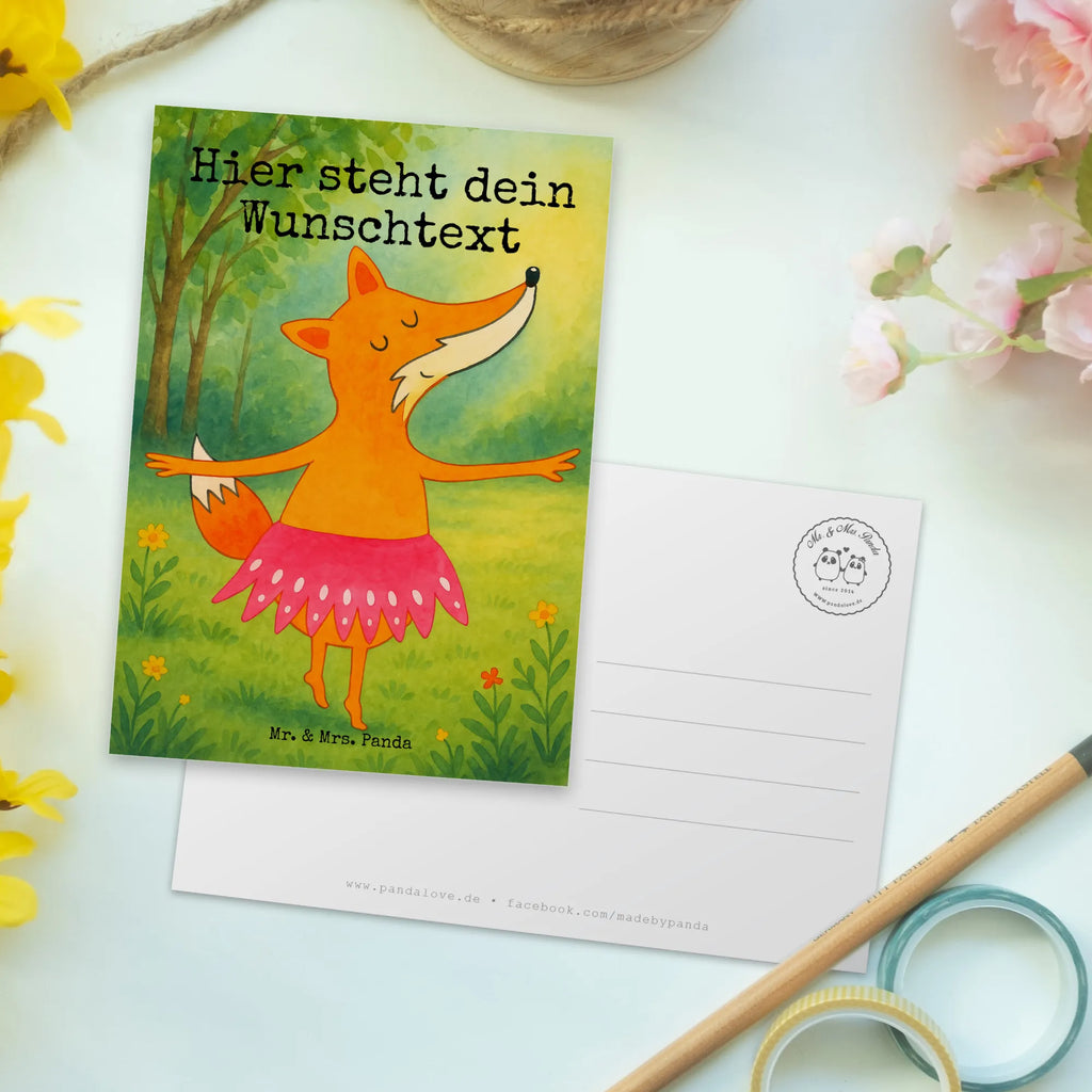Personalizowana kartka pocztowa Lis baletnica Design Postkarte personalisierbar, Postkarte mit Wunschtext, Karte mit Wunschtext, Grußkarte mit Wunschtext, Ansichtskarte mit Namen, Einladung mit Wunschtext, Geschenkkarte mit Namen, Ansichtskarte mit Wunschtext, Postkarte bedrucken, Karte mit Namen, Geschenkkarte mit Wunschtext, Einladung mit Namen, Grußkarte mit Namen, Postkarte mit Namen, Fuchs, Fuchs Spruch, Tanzen, Füchsin, Füchse, Party, Geburtstag, Einladung, Tänzerin, Ballett, Ballerina