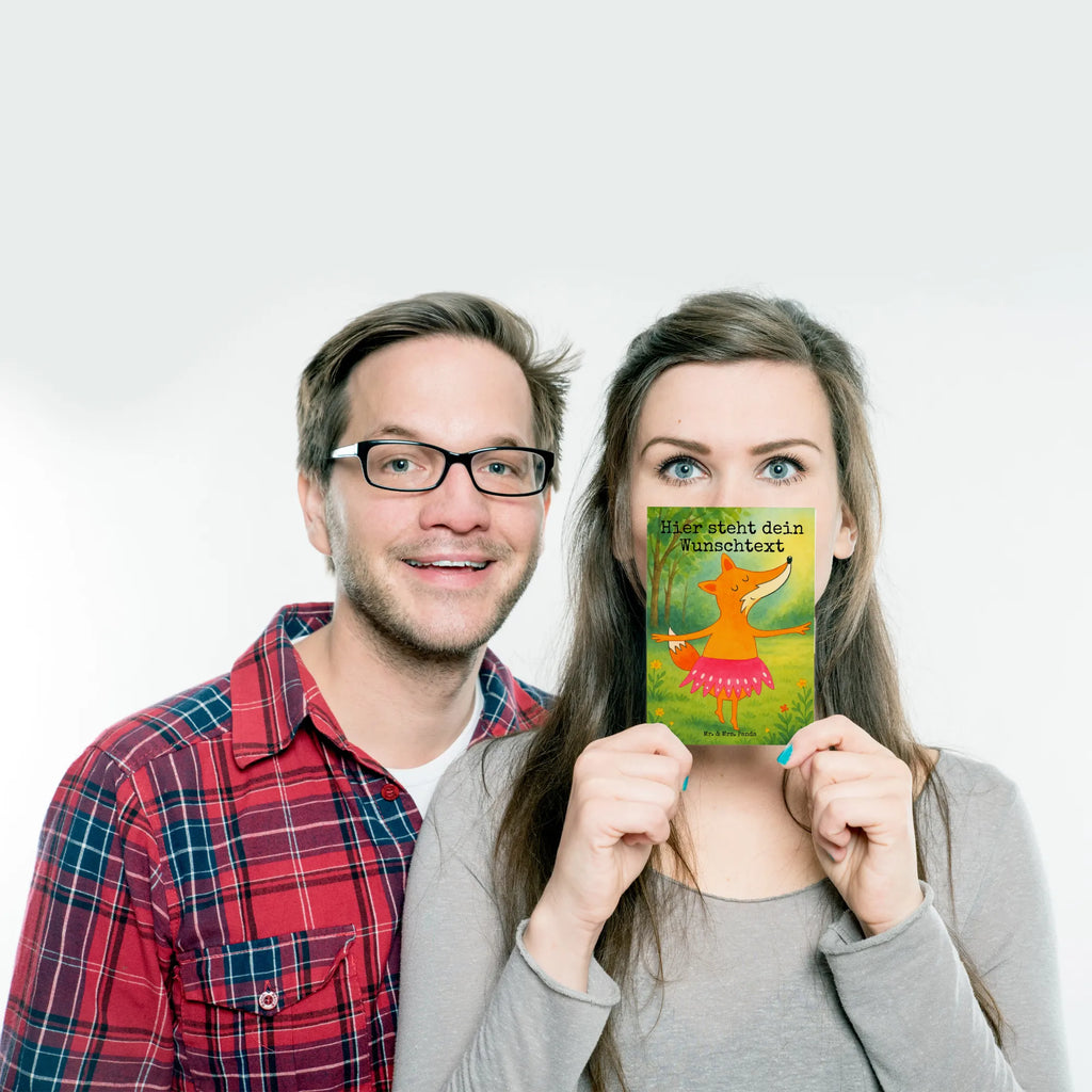 Personalizowana kartka pocztowa Lis baletnica Design Postkarte personalisierbar, Postkarte mit Wunschtext, Karte mit Wunschtext, Grußkarte mit Wunschtext, Ansichtskarte mit Namen, Einladung mit Wunschtext, Geschenkkarte mit Namen, Ansichtskarte mit Wunschtext, Postkarte bedrucken, Karte mit Namen, Geschenkkarte mit Wunschtext, Einladung mit Namen, Grußkarte mit Namen, Postkarte mit Namen, Fuchs, Fuchs Spruch, Tanzen, Füchsin, Füchse, Party, Geburtstag, Einladung, Tänzerin, Ballett, Ballerina