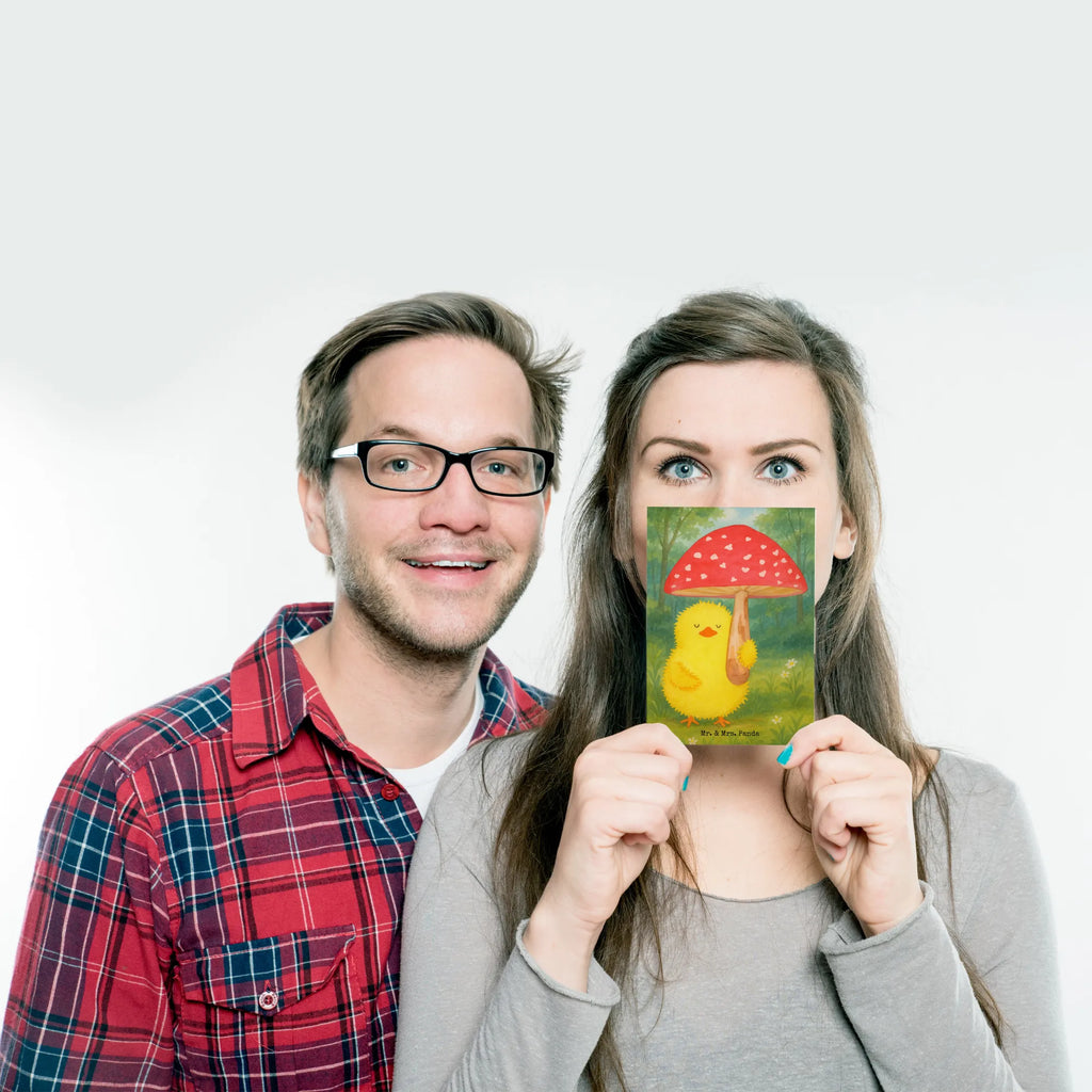 Postkarte Küken Fliegenpilz Design Postkarte, Karte, Geschenkkarte, Grußkarte, Einladung, Ansichtskarte, Geburtstagskarte, Einladungskarte, Dankeskarte, Ansichtskarten, Einladung Geburtstag, Einladungskarten Geburtstag, Ostern, Osterhase, Ostergeschenke, Osternest, Osterdeko, Geschenke zu Ostern, Ostern Geschenk, Ostergeschenke Kinder, Ostern Kinder, Küken, Fliegenpilz, Glückspilz, Frohe Ostern, Ostergrüße