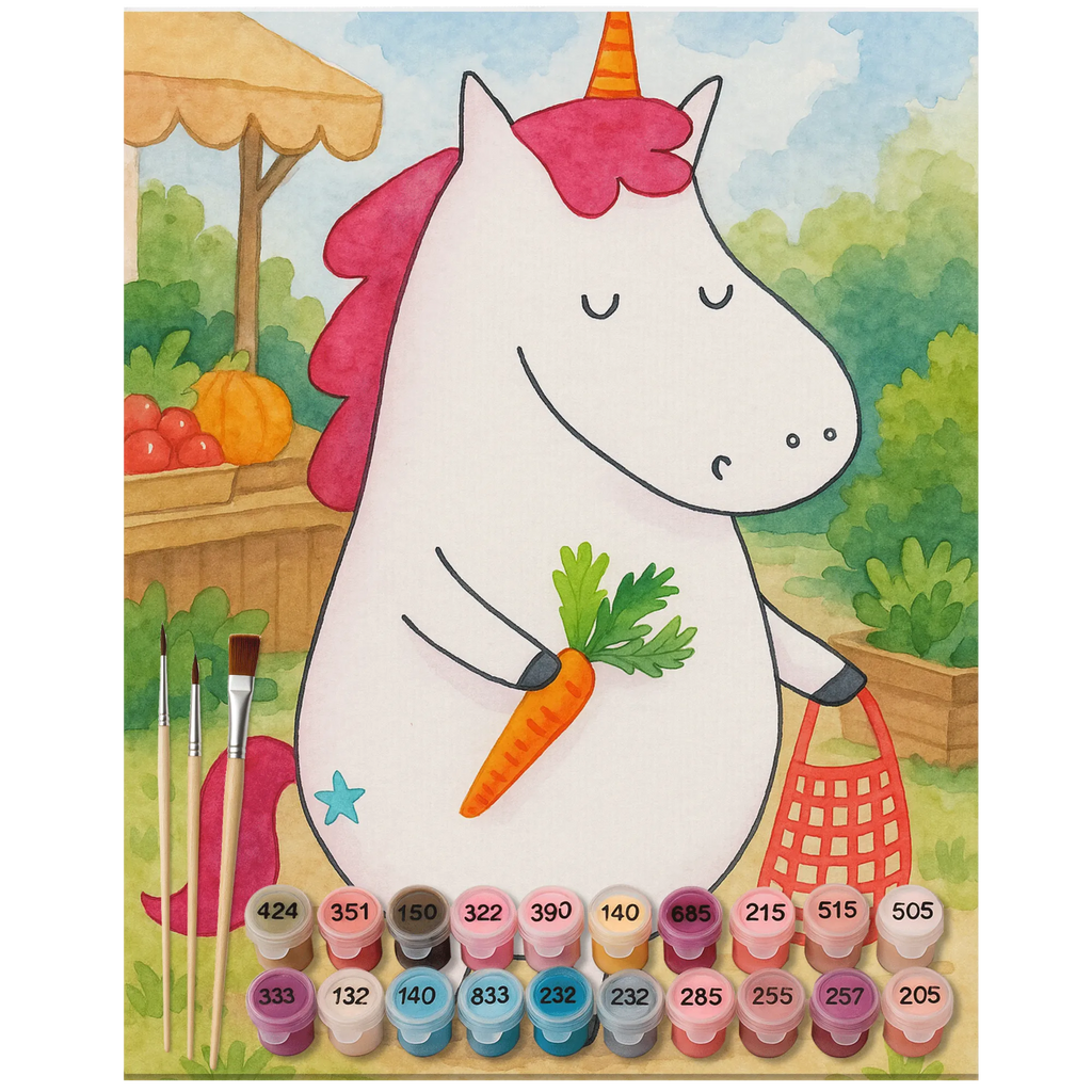 Malowanie według numerów Jednorożec Wegański Design Kunstwerk, Baseln, Ausmalbild, Malen nach Zahlen, Kreativität, Malen, Bastelidee, Künstler, DIY, Einhorn, Einhörner, Einhorn Deko, Unicorn, Veganismus, vegan, Gesund leben, Veganer, Rohkost, Vegetariar, Gesund essen