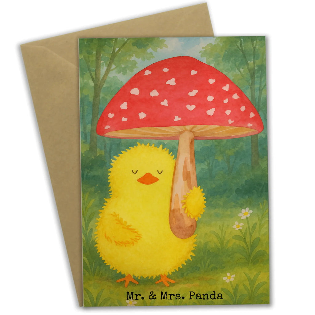 Grußkarte Küken Fliegenpilz Design Grußkarte, Klappkarte, Einladungskarte, Glückwunschkarte, Hochzeitskarte, Geburtstagskarte, Karte, Ansichtskarten, Ostern, Osterhase, Ostergeschenke, Osternest, Osterdeko, Geschenke zu Ostern, Ostern Geschenk, Ostergeschenke Kinder, Ostern Kinder, Küken, Fliegenpilz, Glückspilz, Frohe Ostern, Ostergrüße