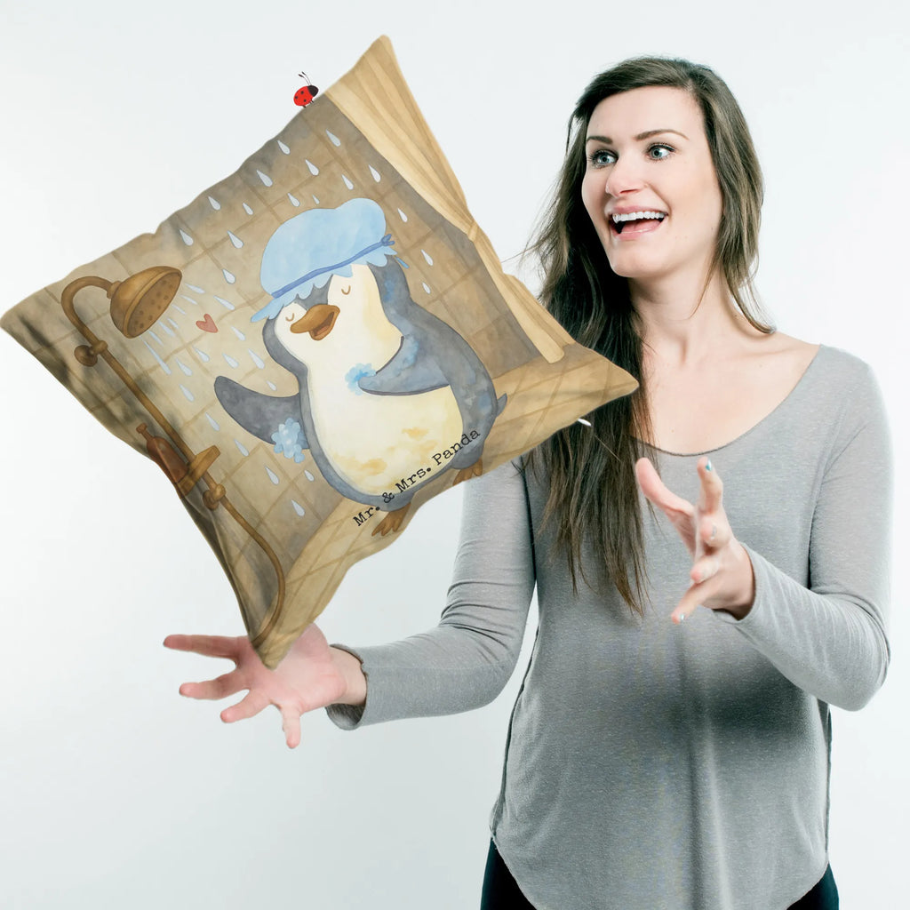 40x40 poduszka Pingwin Prysznic Design Sofakissen, Kissenbezug 40x40, Kopfkissen, Dekokissen 40x40, Dekokissen, Kissen, Kissenhülle, sitzkissen, Kissen 40x40 Waschbar, Zierkissen, Dekokissen Sofa, Kissenbezüge, Kissen 40x40, sofakissen, Sofakissen 40x40, Motivkissen, Couchkissen, Kopfkissen 40x40, Kissenhülle 40x40, Pinguin, Neuanfang, Dusche, glücklich sein, Pinguine, duschen, Motivation, Neustart, Lebensmotto