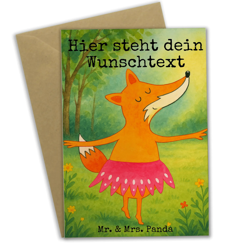Personalised greetings card Fox ballerina Design Personalisierte Grußkarte, Personalisierte Geburtstagskarte, Grußkarte mit Namen, Grußkarte als Geldgeschenk, Grußkarte selber drucken, Personalisierte Hochzeitskarte, Grußkarte mit persönlichen Nachrichten, Personalisierte Karte, Personalisiertere Klappkarte, Grußkarte selbst gestalten, Personalisierte Glückwunschkarte, Grußkarten personalisiert, Personalisierte Einladungskarte, Fuchs, Ballerina, Party, Ballett, Füchse, Tänzerin, Geburtstag, Tanzen, Füchsin, Einladung, Fuchs Spruch