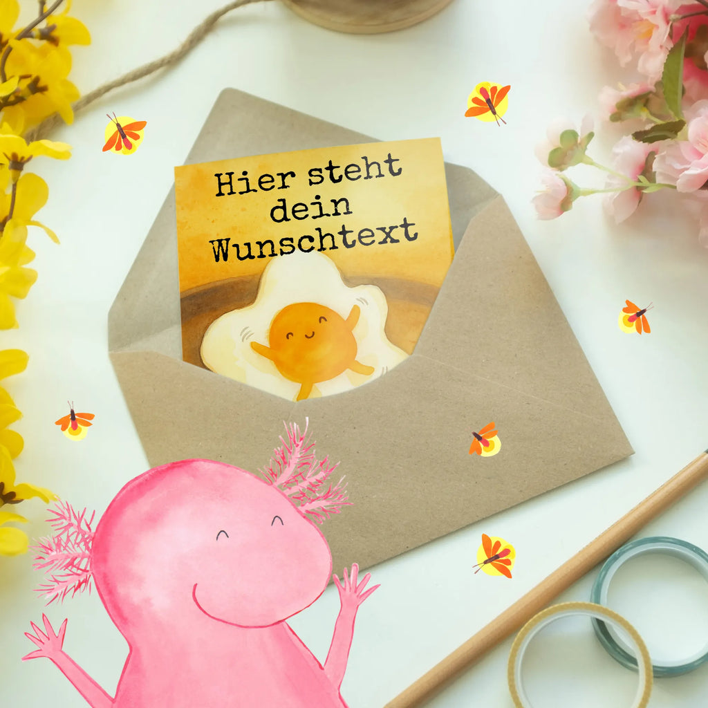 Spersonalizowana kartka z życzeniami jajko sadzone jajko Design Personalisierte Grußkarte, Personalisierte Einladungskarte, Personalisierte Karte, Grußkarte als Geldgeschenk, Personalisierte Geburtstagskarte, Personalisierte Hochzeitskarte, Grußkarte mit persönlichen Nachrichten, Grußkarte mit Namen, Grußkarte selbst gestalten, Grußkarte selber drucken, Grußkarten personalisiert, Personalisiertere Klappkarte, Personalisierte Glückwunschkarte, Tiermotive, Gute Laune, lustige Sprüche, Tiere, Glücklich, Tag, Schön, Liebe, Ei, Spiegelei